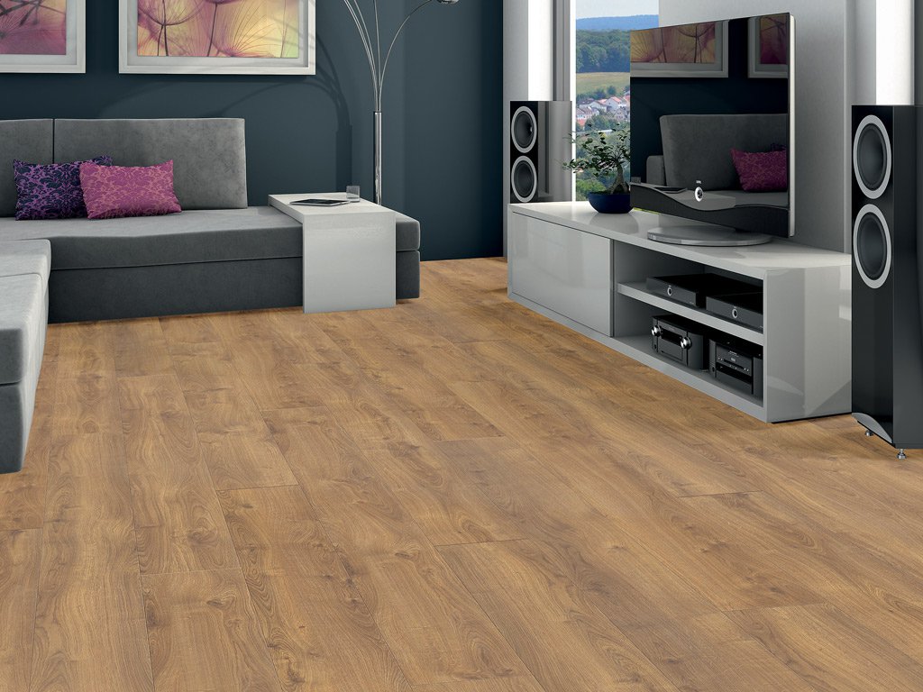 Ламинат Haro Tritty 100 Gran Via 4V дуб натур 526703 фото в интерьере